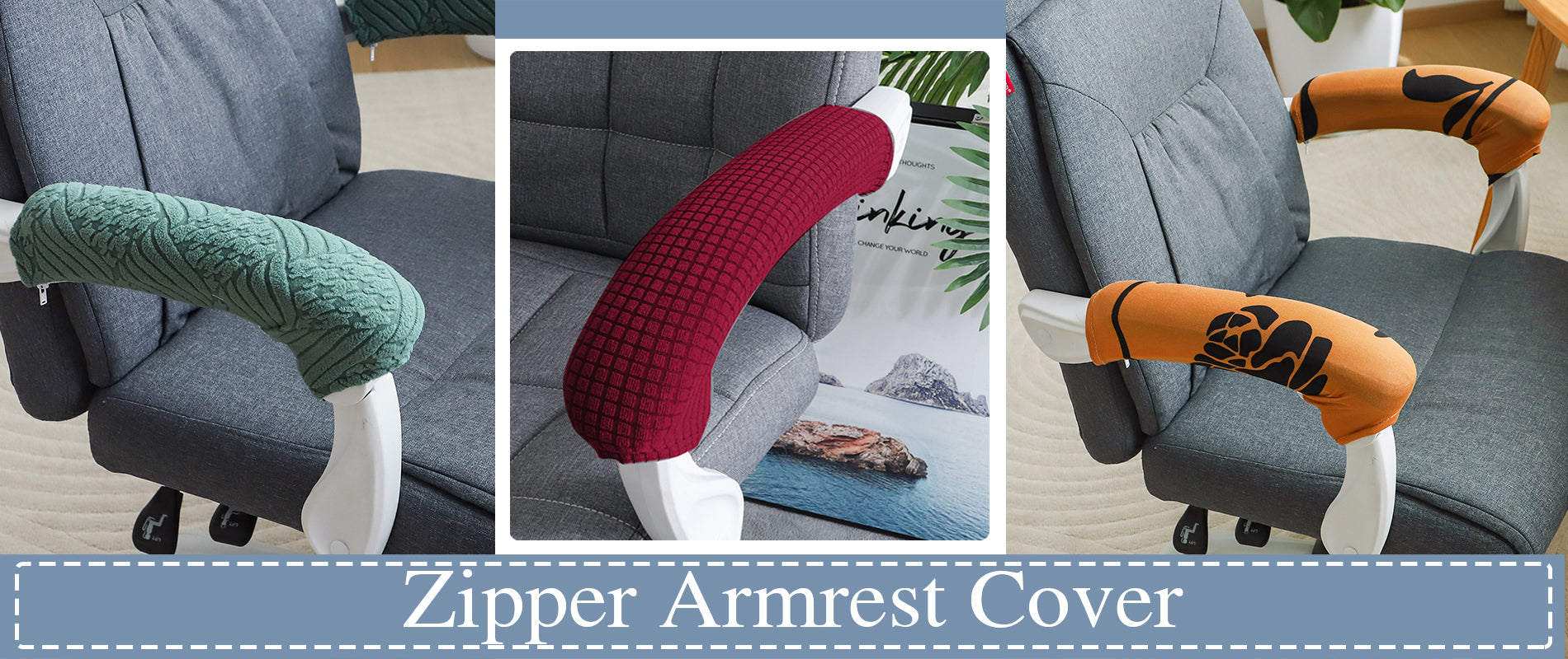 Zipper Armrest Cover
