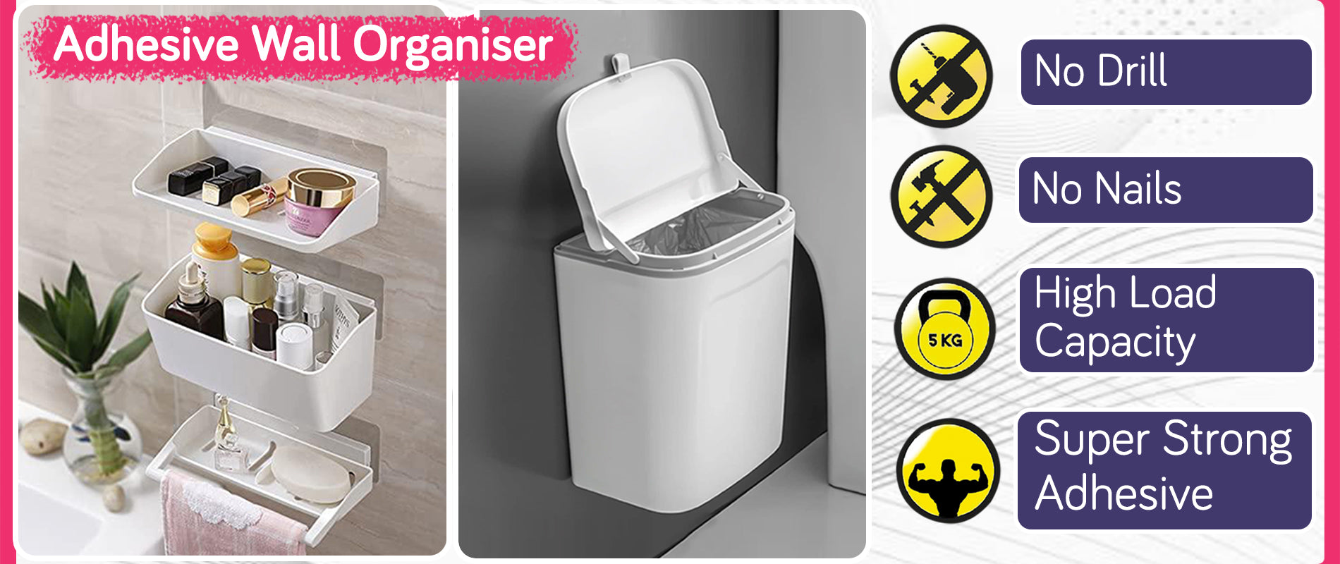 Kitchen Wall Organizer - HOKIPO | Har Ghar ka Humsafar