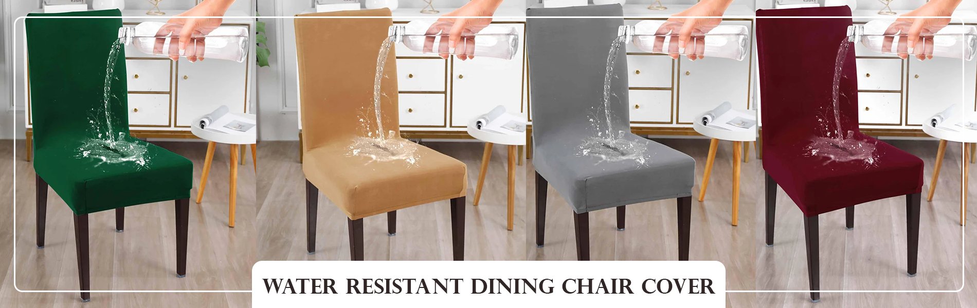 Water Resistant Chair Cover - HOKIPO | Har Ghar ka Humsafar