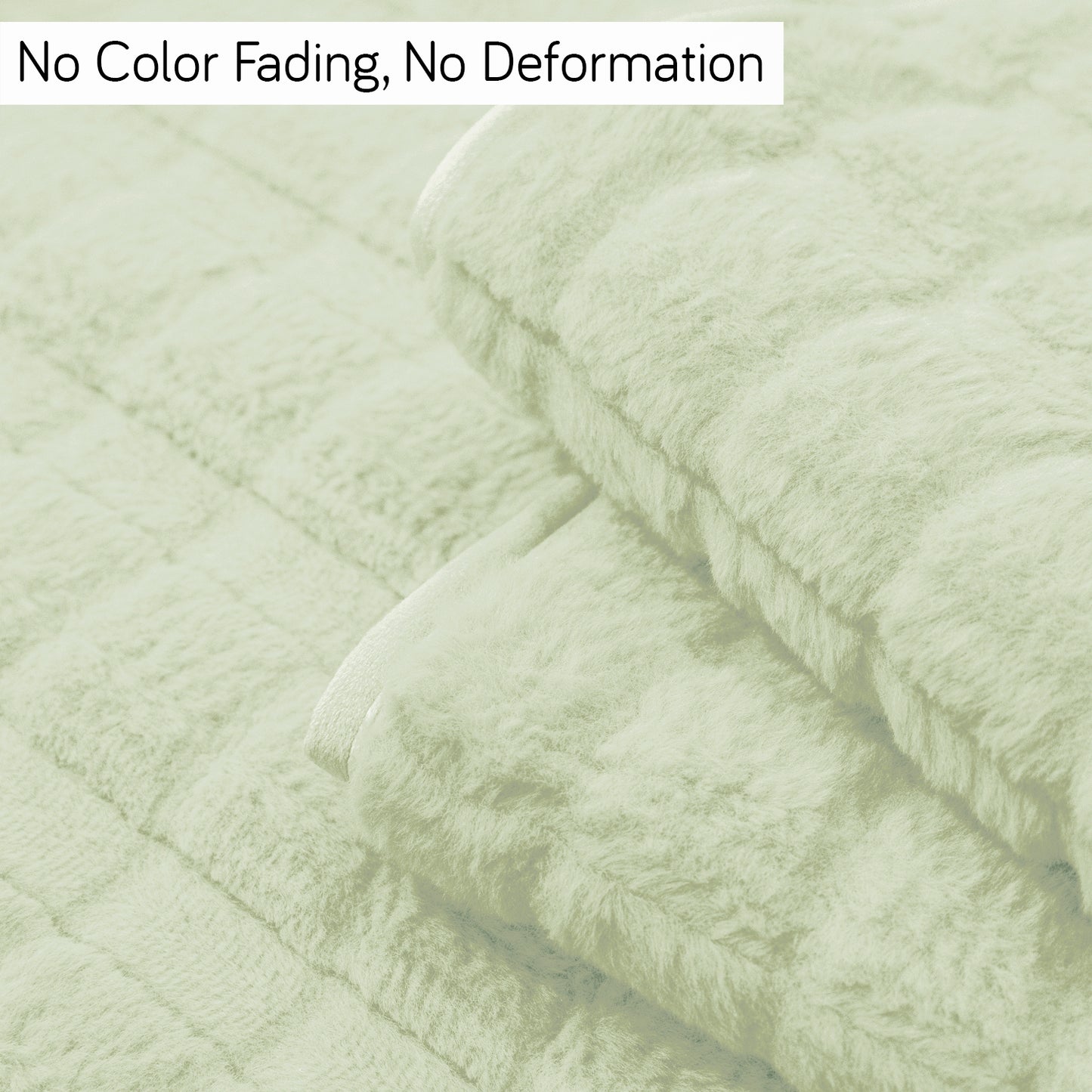 Premium Plush Anti Slip Sofa Cover Mat with 2 Armrest Cover and Cushion Cover, Green