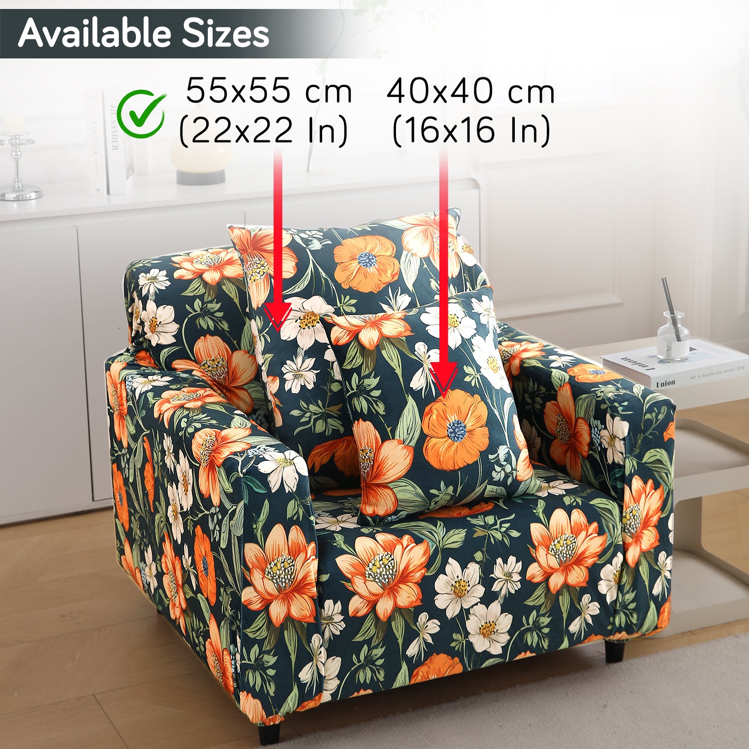 Buy Teal Twilight Garden Printed Zippered Velvet Pillow Covers | 16x16 & 22x22 Inch Size