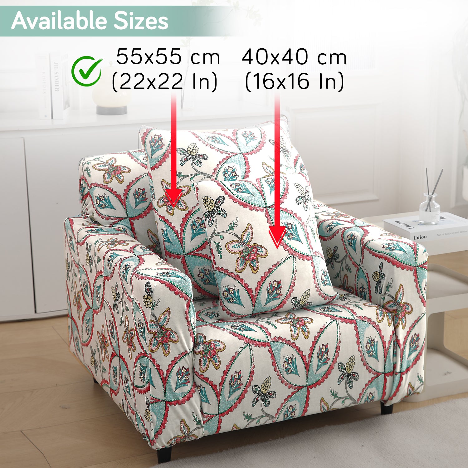 Buy Beige Persian Garden Printed Zippered Velvet Pillow Covers | 16x16 & 22x22 Inch Size