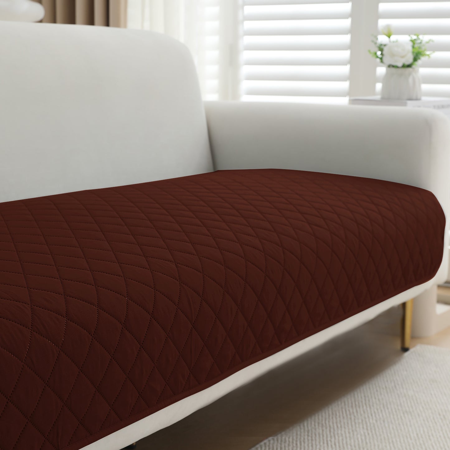 Waterproof Quilted Mats, Brown