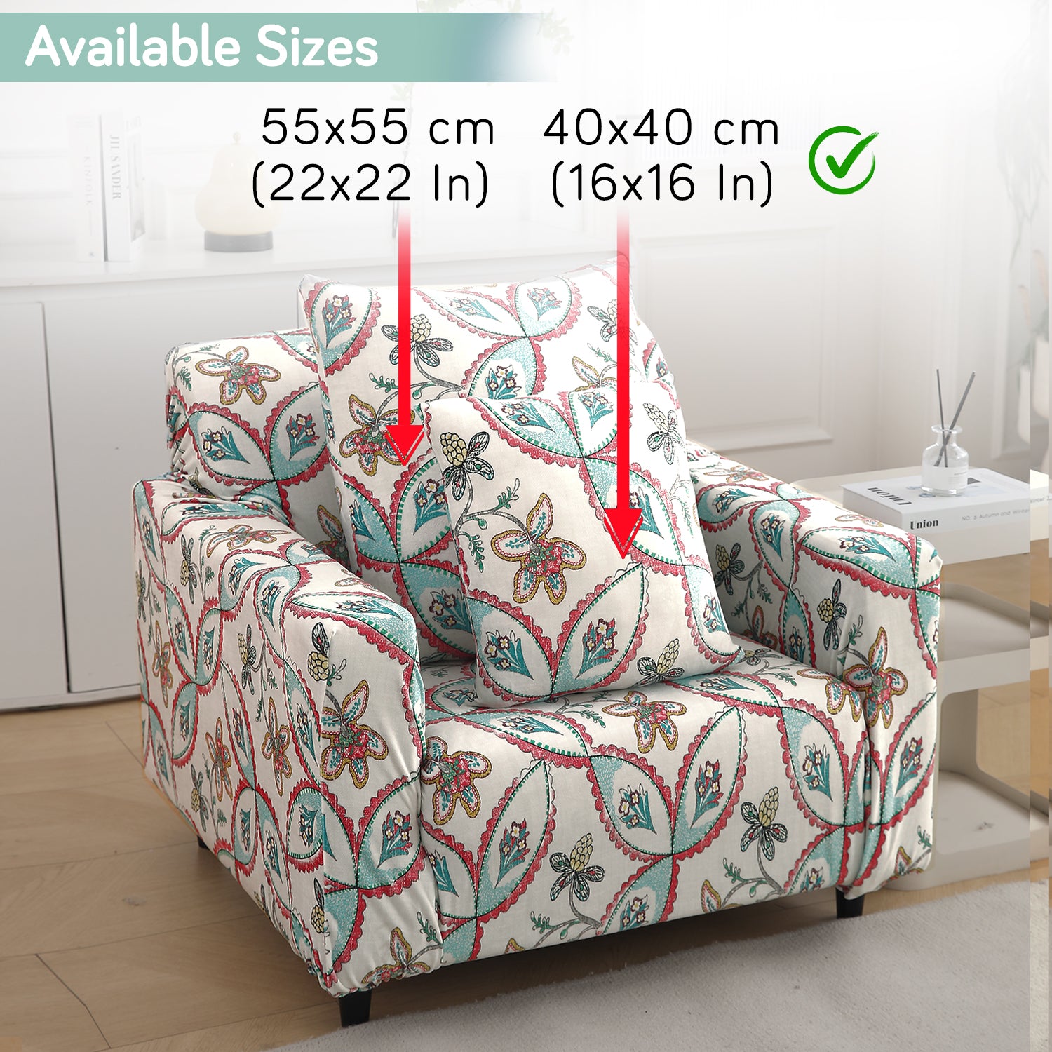 Buy Beige Persian Garden Printed Zippered Velvet Cushion Covers | 16x16 & 22x22 Inch Size