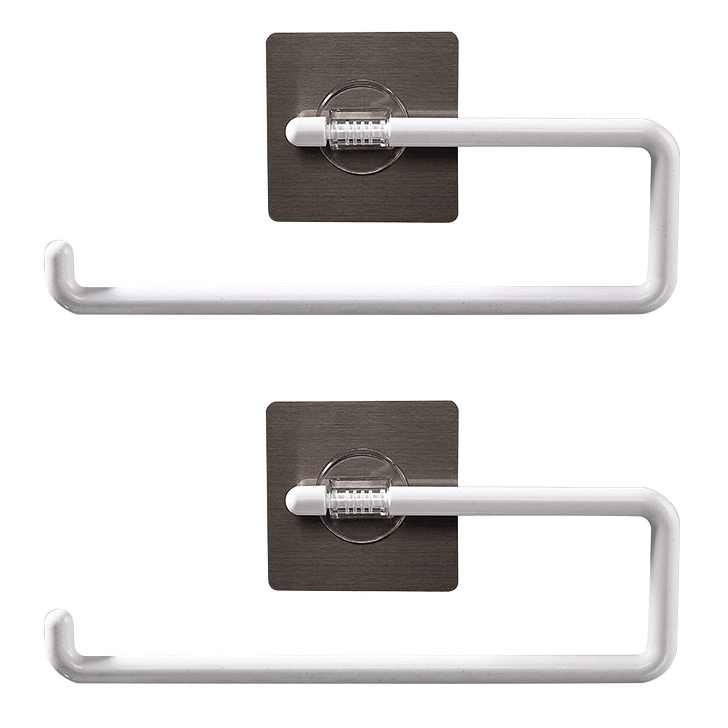 NO Drill Wall Mounted bathroom towel and tissue roll holder | HOKIPO