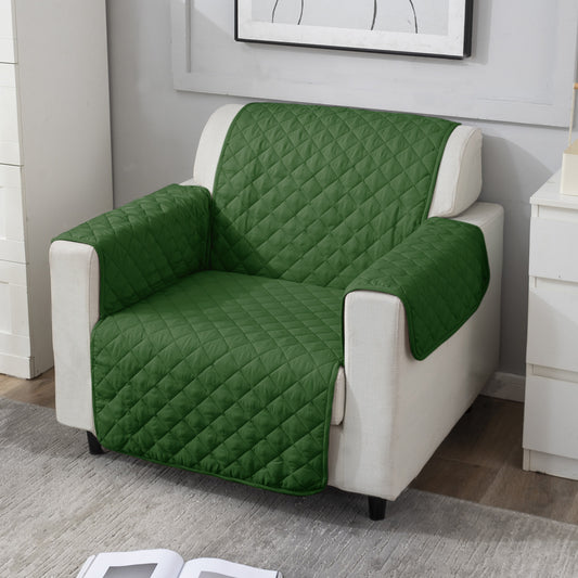 Forest Green elegant 1 seater sofa cover