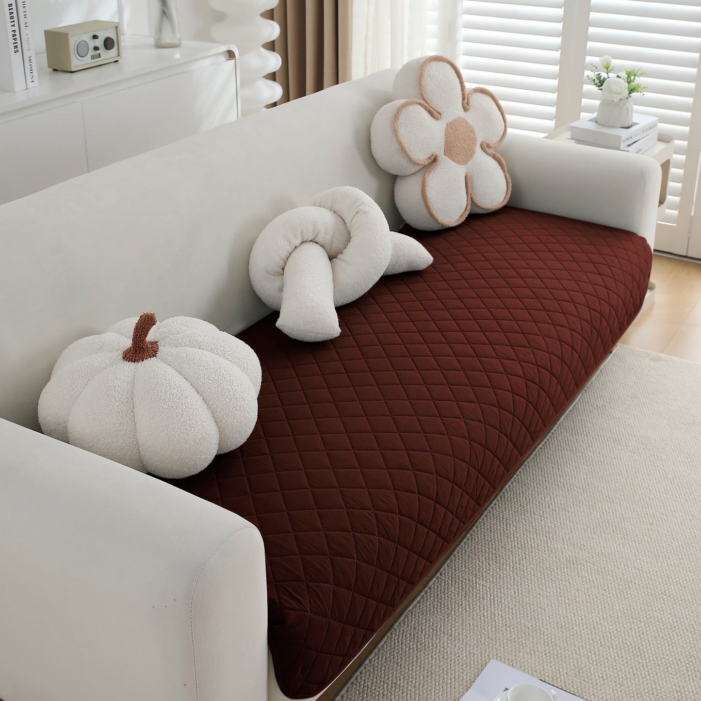 Waterproof Quilted Mats, Brown