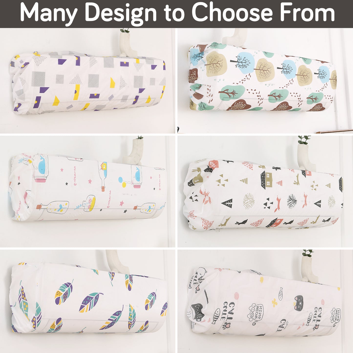 Dustproof, Waterproof & Washable Indoor AC Cover - Woodland Village