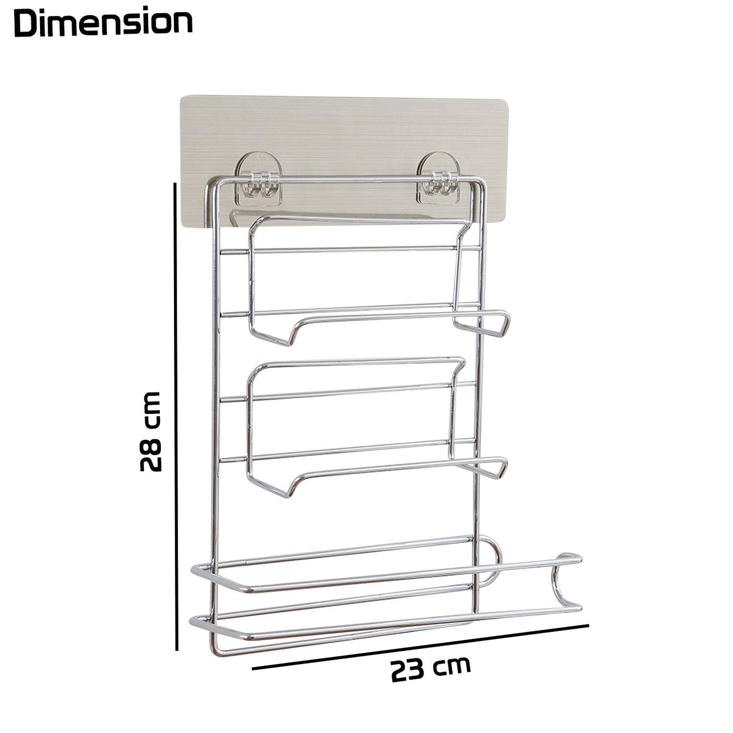Magic Sticker Series Self Adhesive 3-in-1 Kitchen Tissue Paper Holder