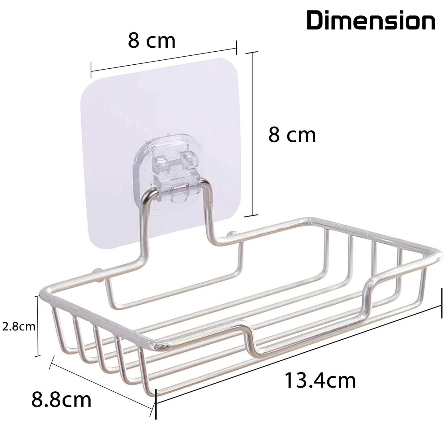 Magic Sticker Series Self Adhesive Bathroom Soap Holder Stand