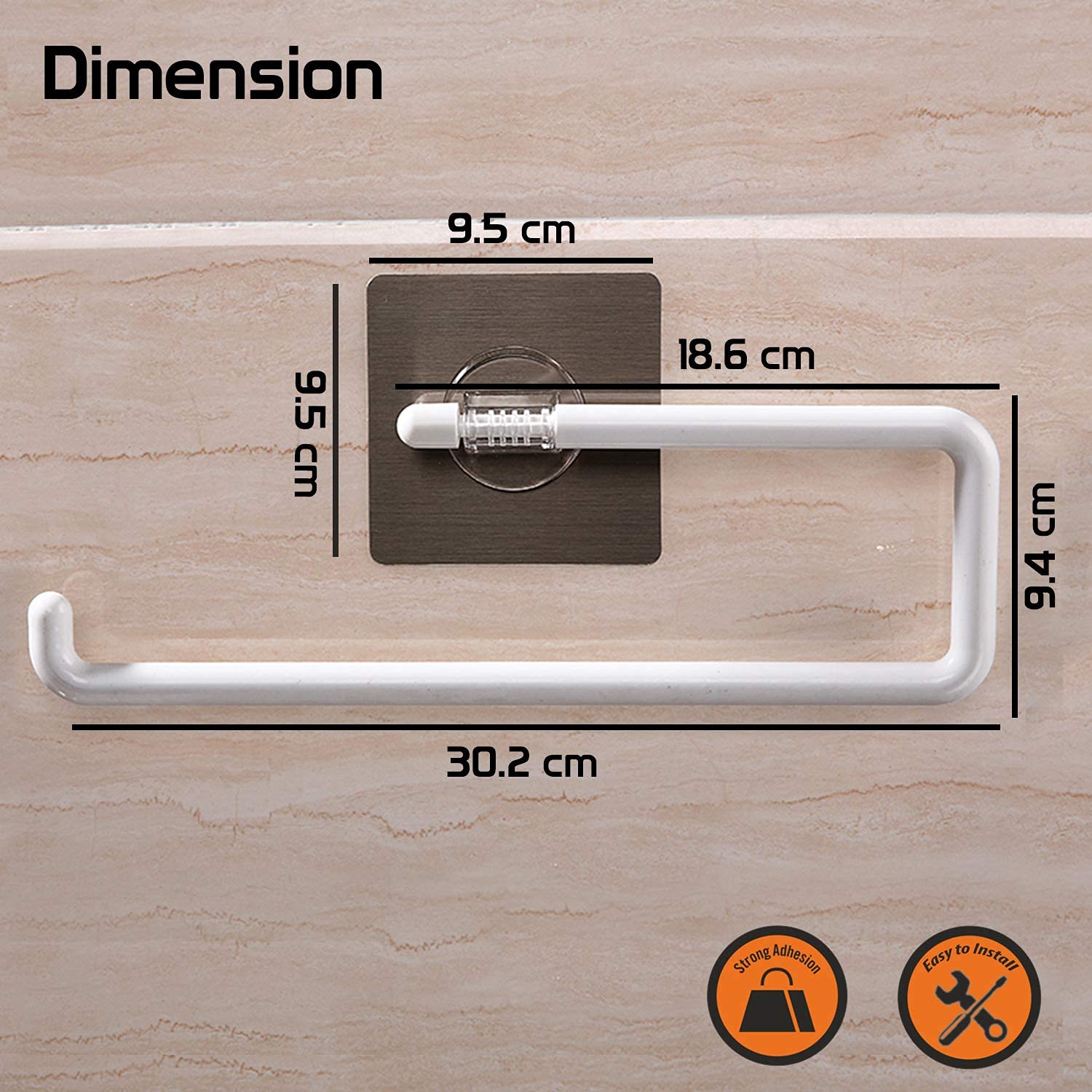 Latest bathroom organizer for tissue roll and towel | HOKIPO