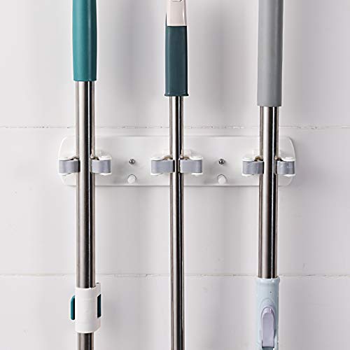 Buy Mop broom holder wall mount | HOKIPO