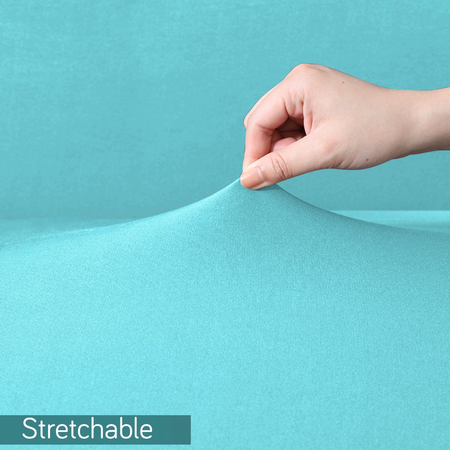 Gaming Chair Cover Stretchable Computer Rotating Chair Seat Covers Slipcover, Sky Blue