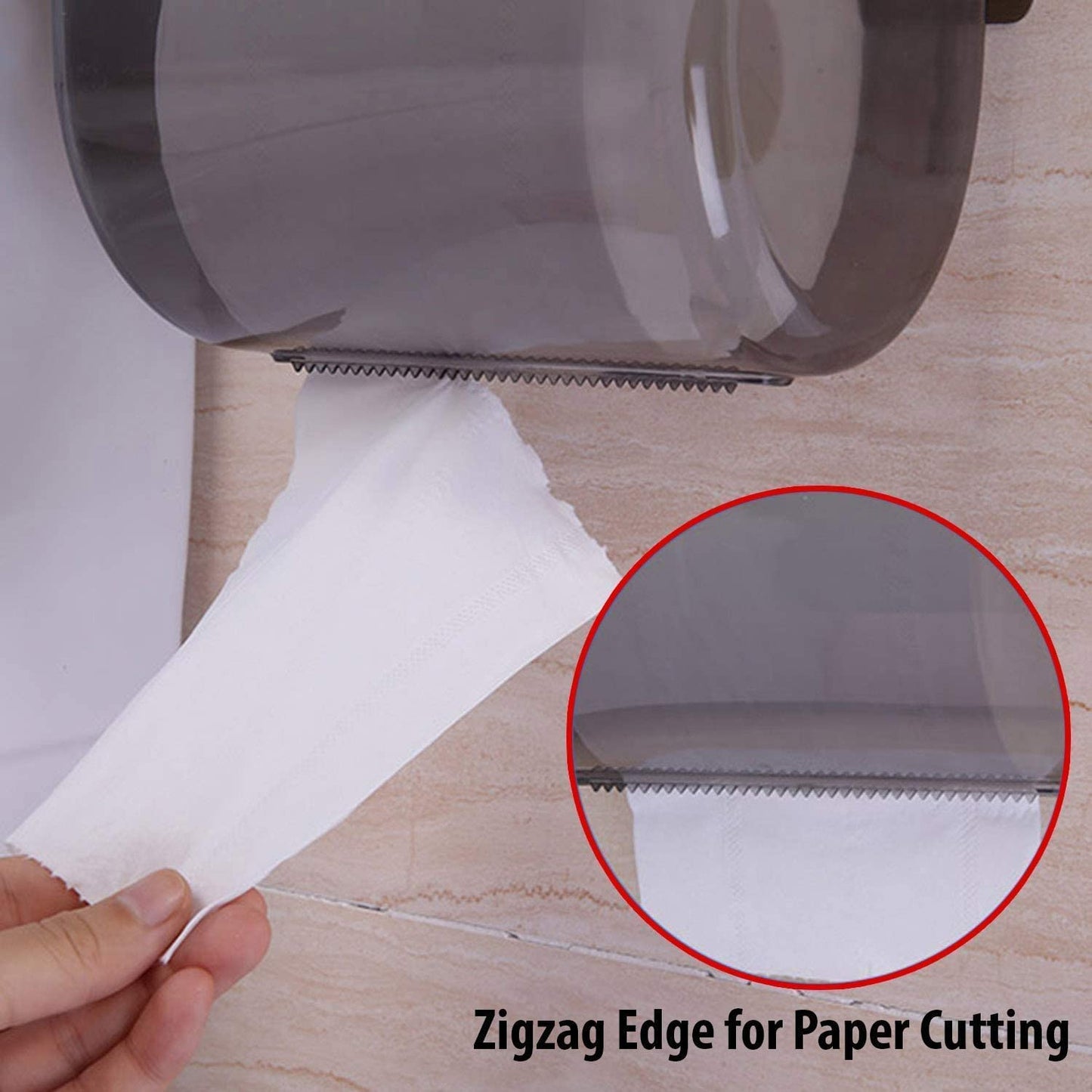 Magic Sticker Series Wall Mounted Toilet Paper Holder Stand for Bathroom