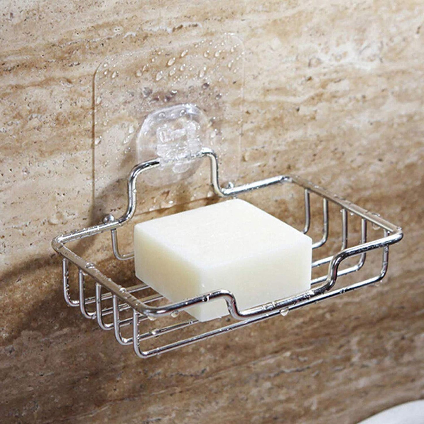 Magic Sticker Series Self Adhesive Bathroom Soap Holder Stand