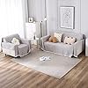 Chenille Sofa Couch Slipcover , Grey for 1/2/3 Seater