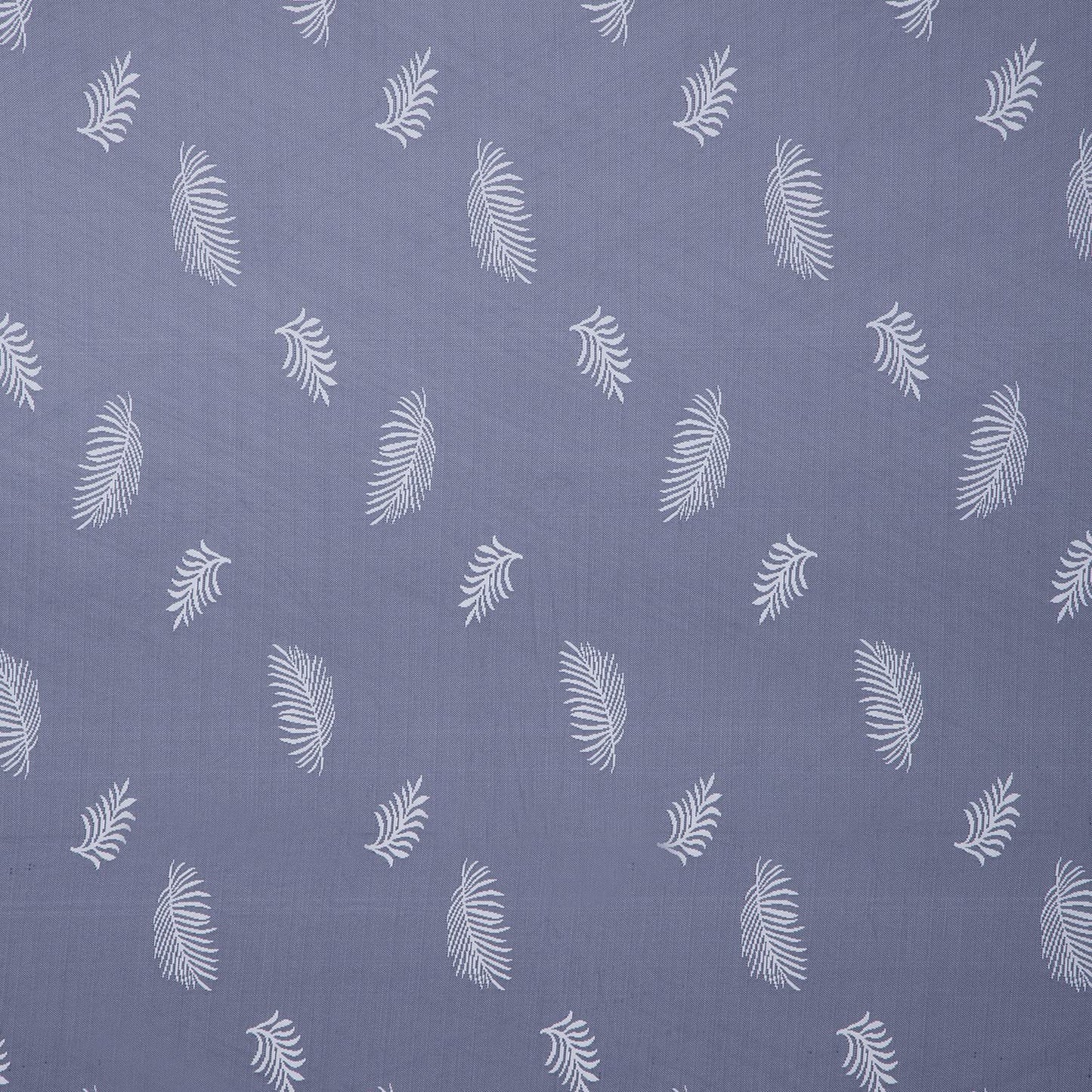 Woven Jacquard Elastic Fitted Waterproof Mattress Protector, Blue