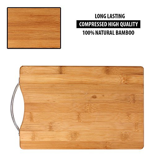 Bamboo Wooden Cutting Board With Handle - Medium/Large/Extra large