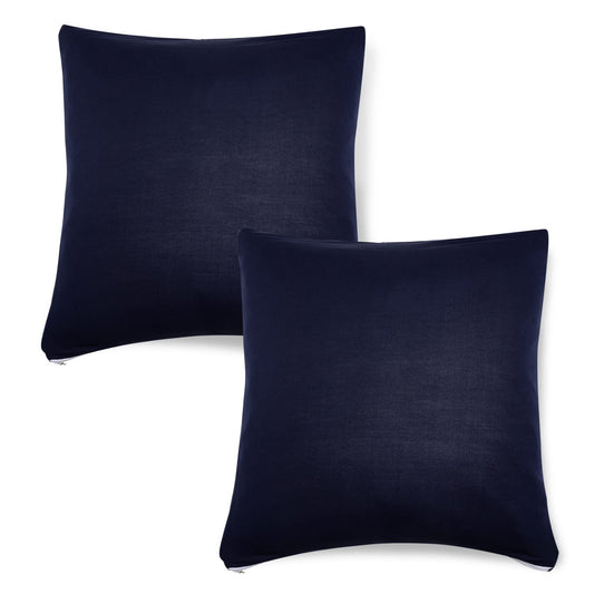 Cute Plain Space Blue square pillow covers online