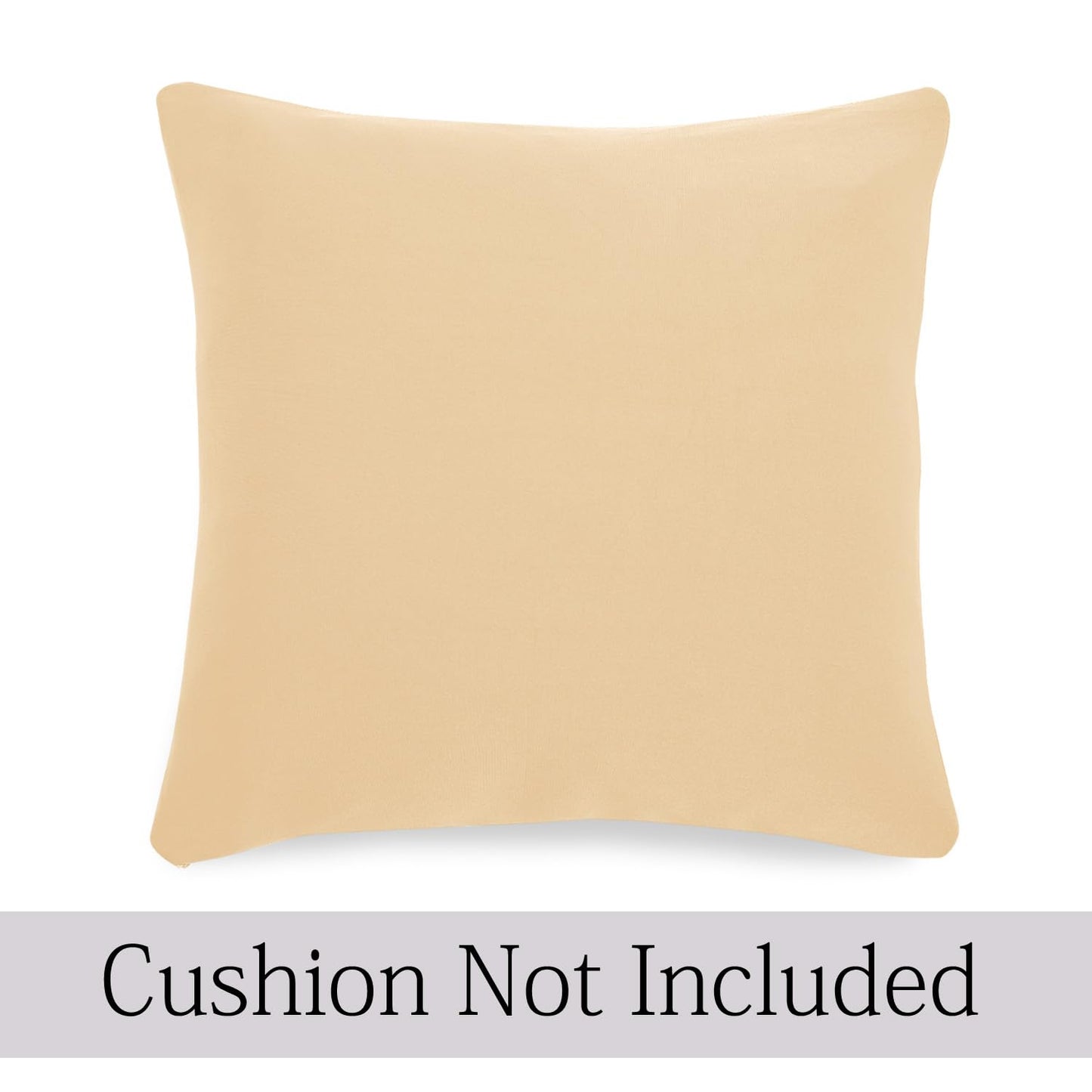 Fancy Plain Beige zippered cushion cover online
