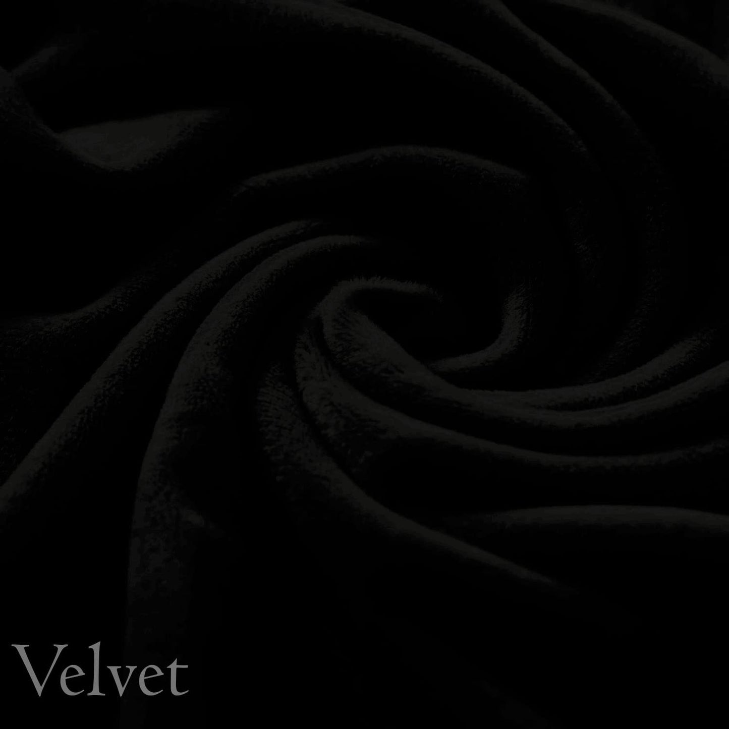 Elastic Stretchable Premium Velvet Sofa Cover, Black