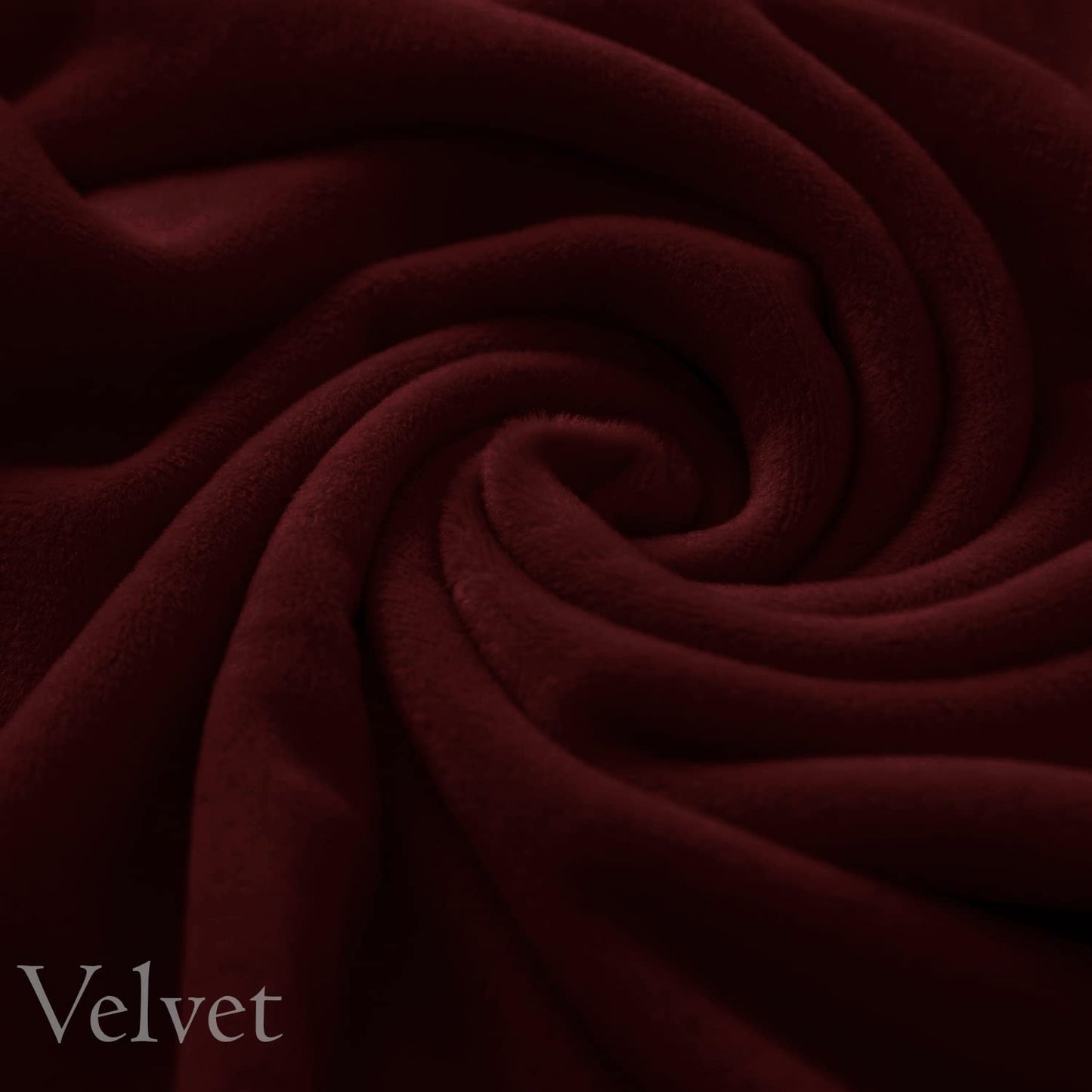Elastic Stretchable Premium Velvet Sofa Cover, Burgundy