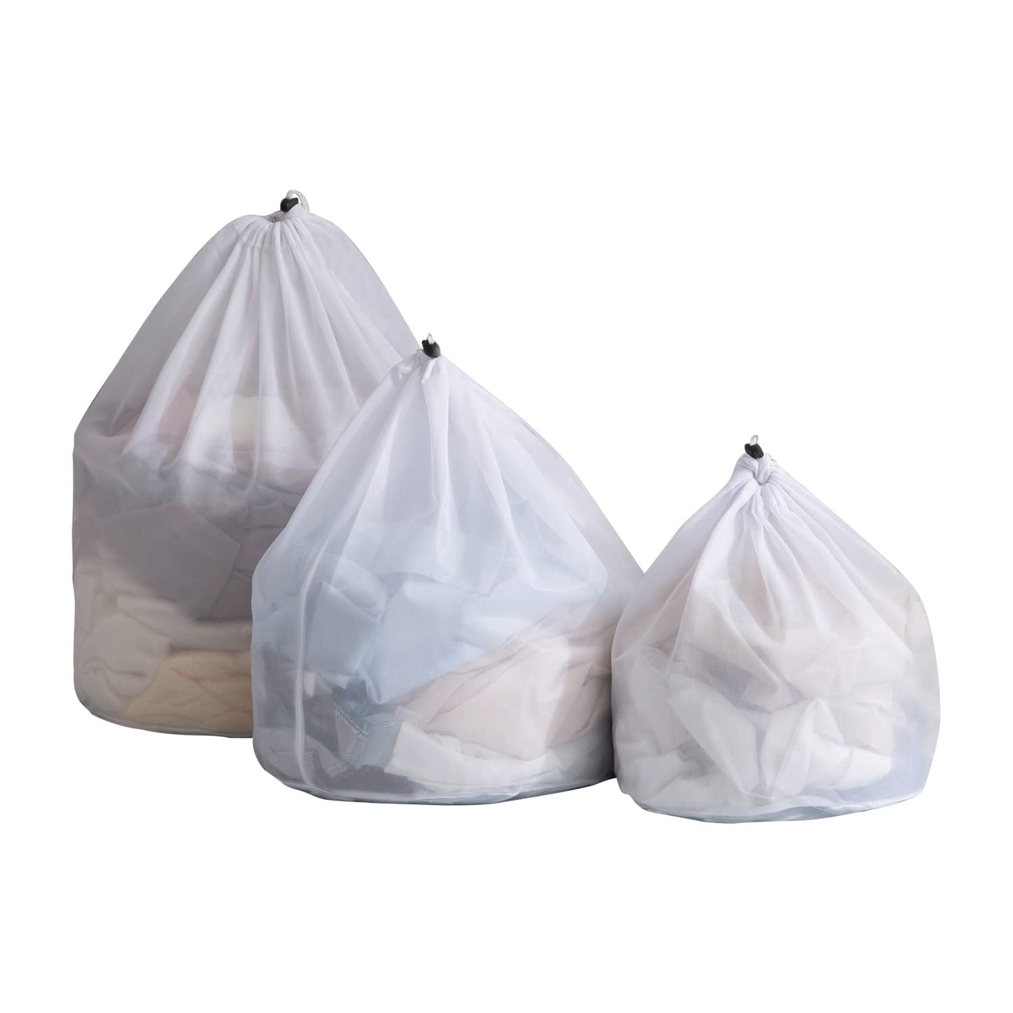 Mesh Laundry Clothes Washing Bag, Set of 3