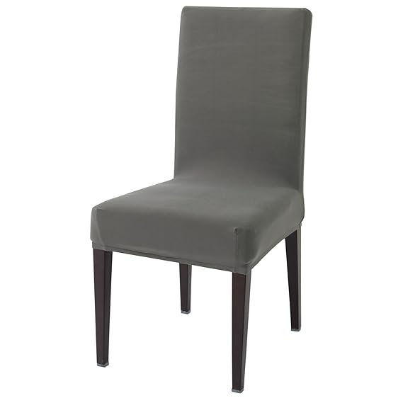 Light Grey Print Chair covers set of 1 piece