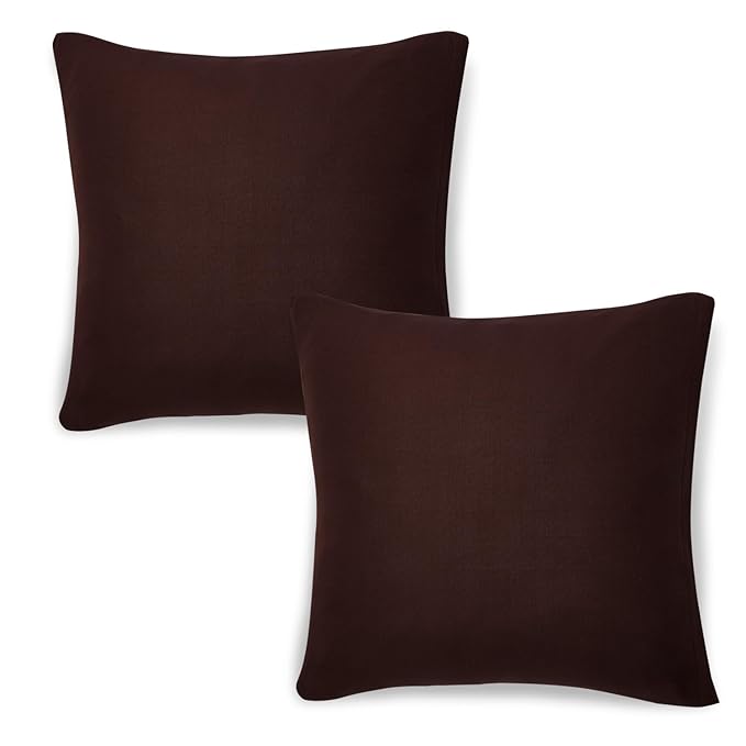 Elastic Stretchable Sofa Cover and Cushion Cover, Chocolate Brown