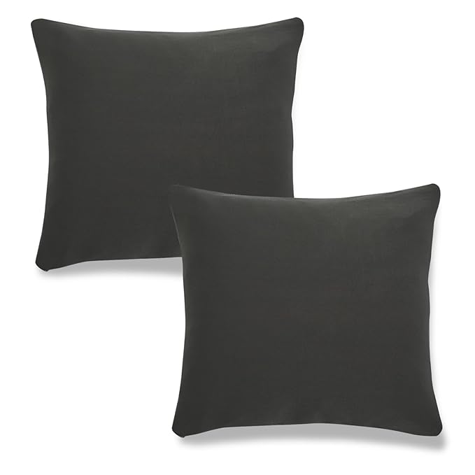 Elastic Stretchable Sofa Cover and Cushion Cover, Dark grey