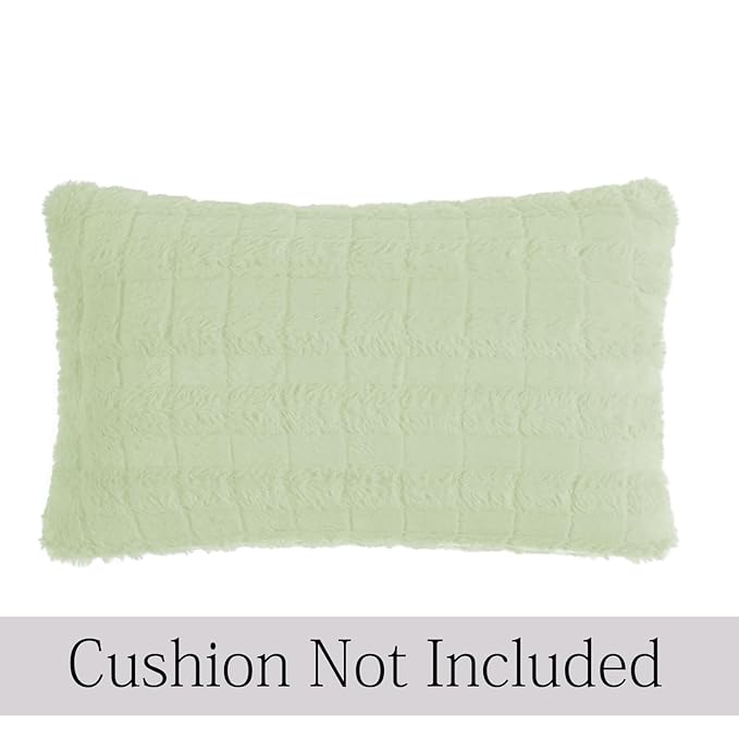 Premium Plush Anti Slip Sofa Cover Mat with 2 Armrest Cover and Cushion Cover, Green