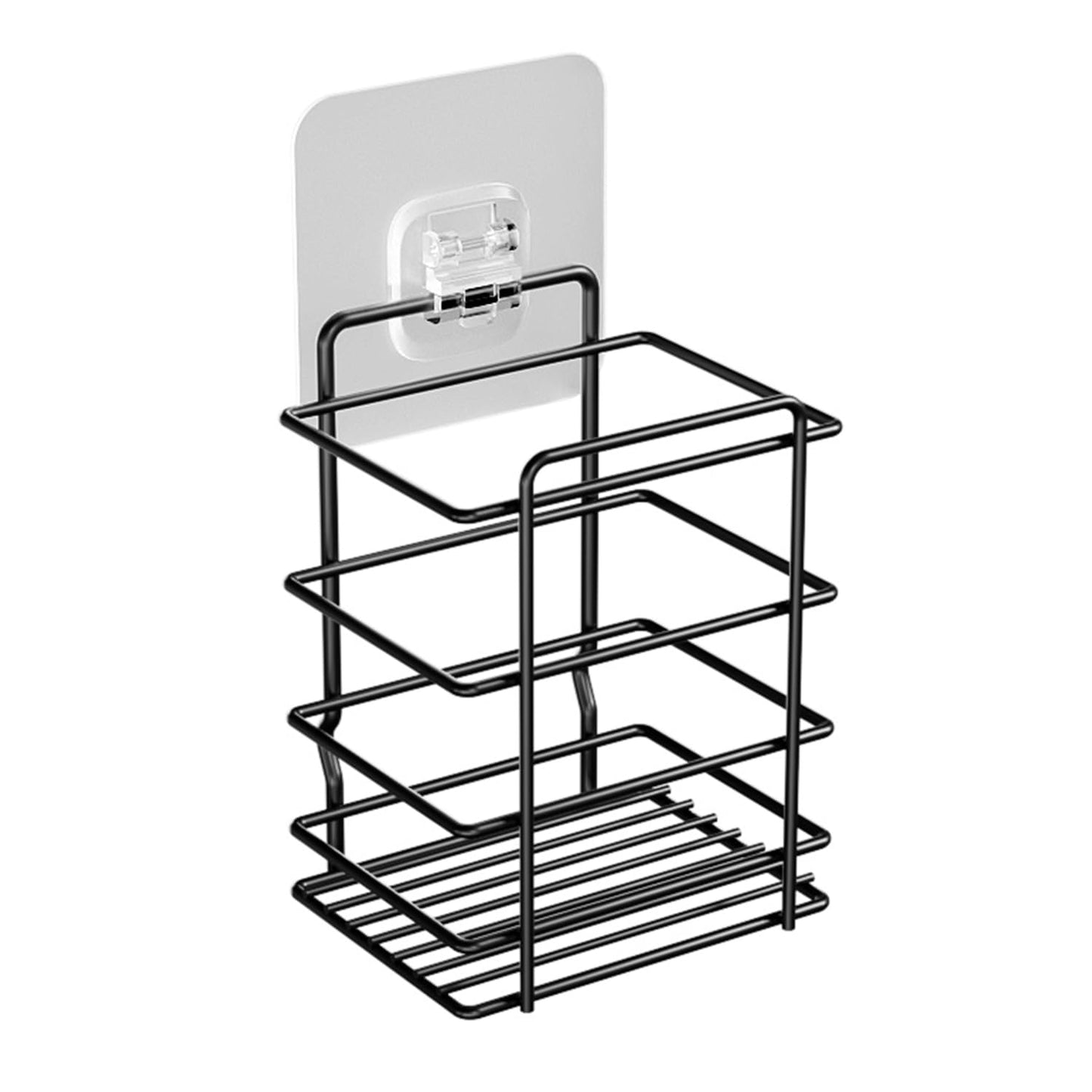 Magic Sticker Series Stainless Steel Toothbrush Holder Stand Rack for Bathroom