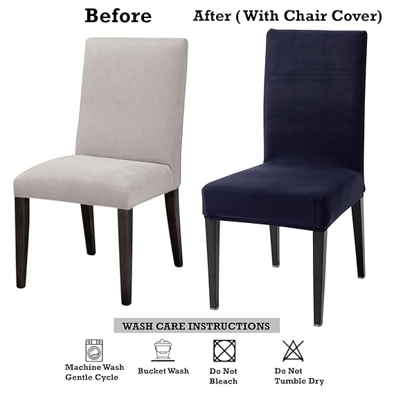 How to measure for stretchable dining chair cover