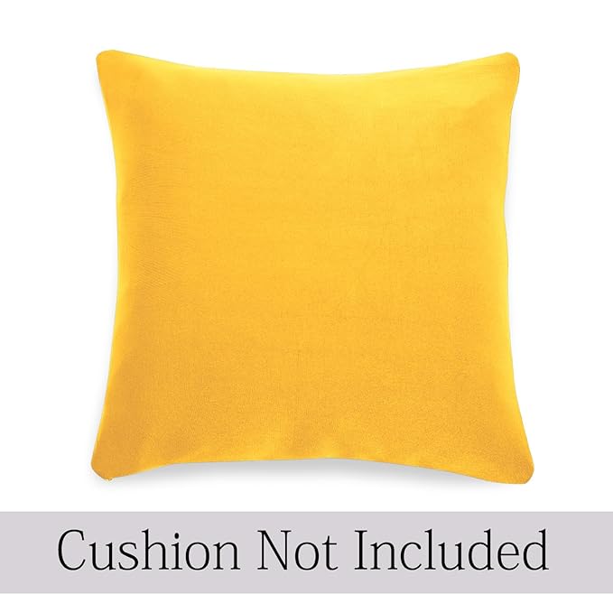 Elastic Stretchable Sofa Cover and Cushion Cover, Sunny Yellow
