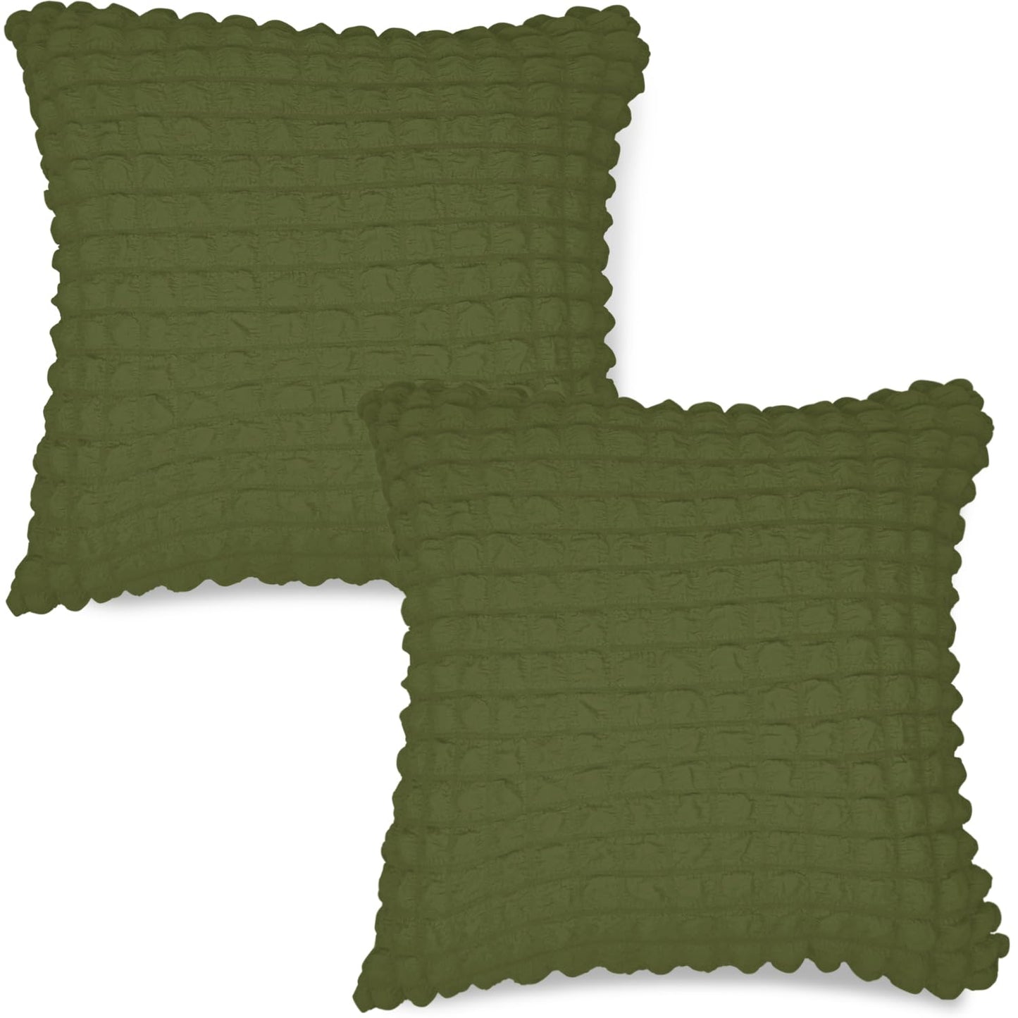 Buy Premium Forest Green Colour Zippered Square Cushion Covers Online