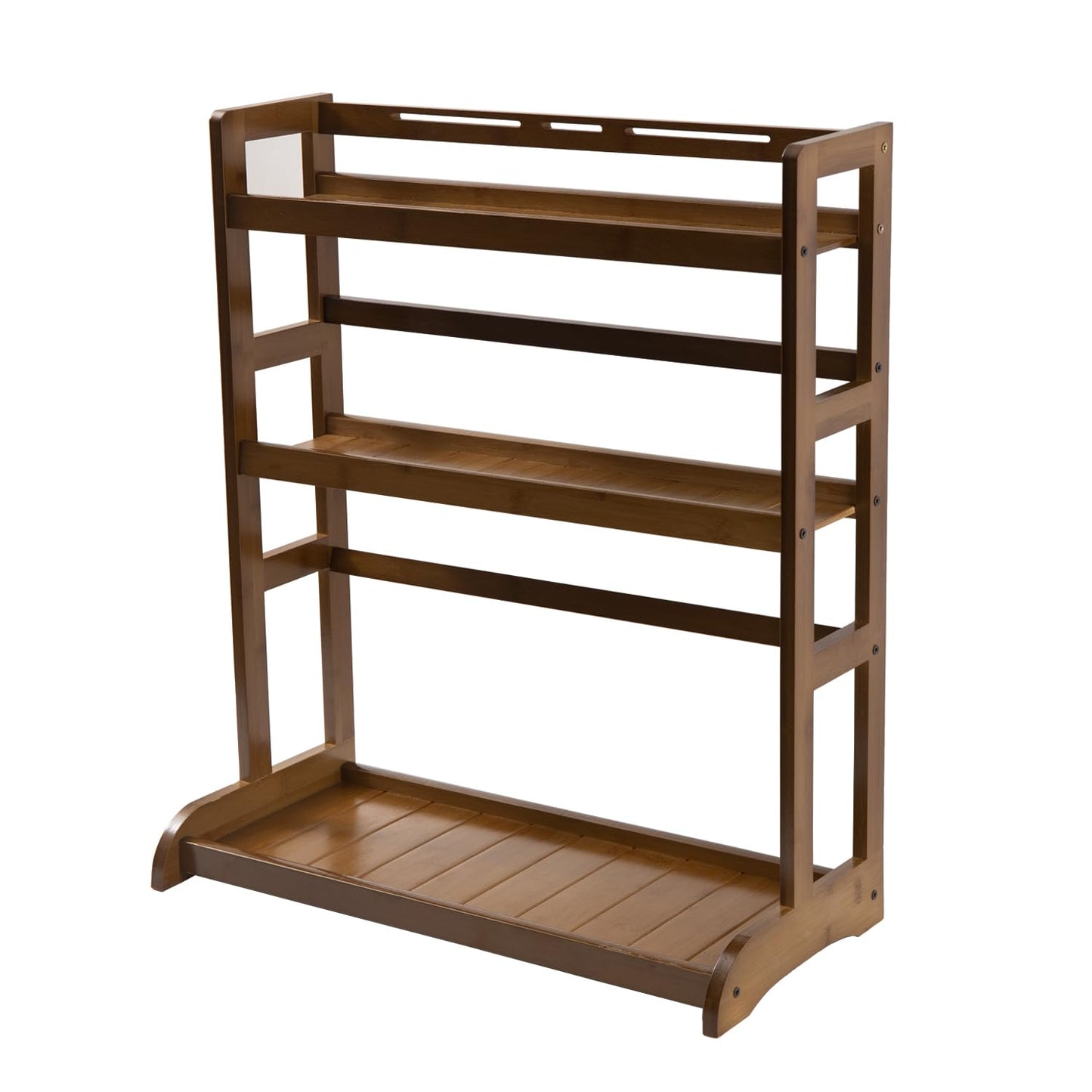 3 Tier Bamboo Rack Organizer for Kitchen Platform Counter Top Rack Storage Shelf Stand