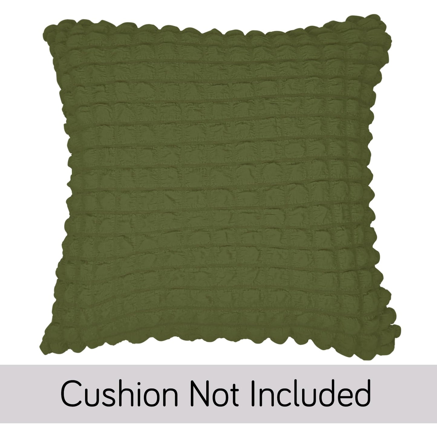 Buy Cute Forest Green Colour Zippered Square Sofa Pillow Covers Online