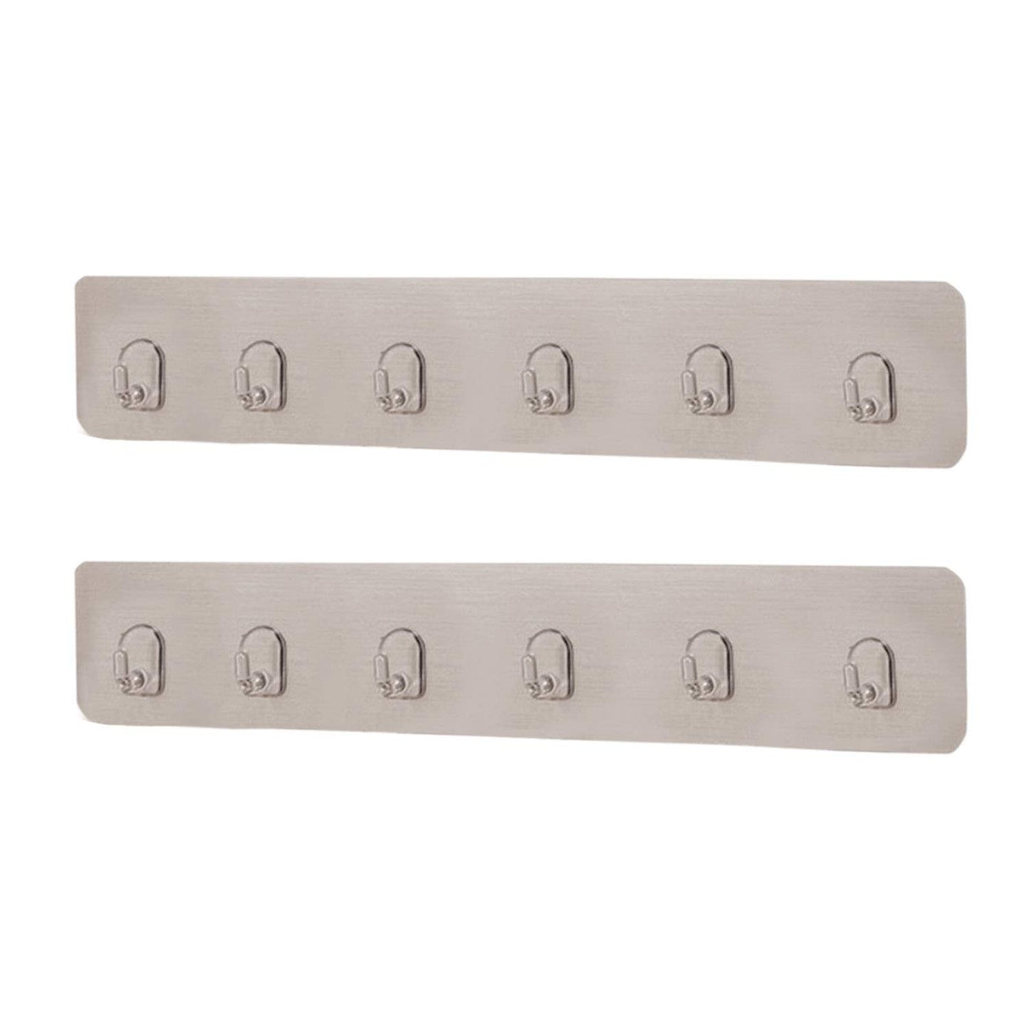 Magic Sticker Series Self Adhesive Bathroom Hook Rail, Hook for Kitchen, Wall Hooks for Hanging, Kitchen Hooks for Hanging Utensils, Key Holder White , Plastic