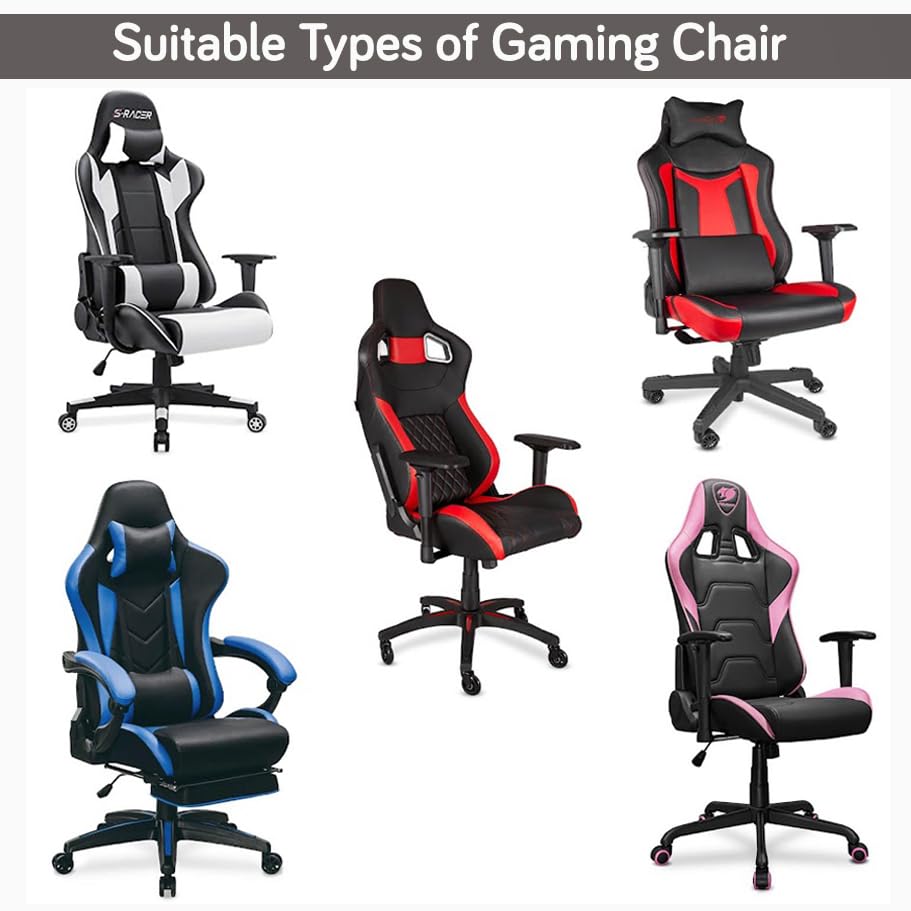 Gaming Stretchable Chair Cover for Computer Rotating Chair, Grey