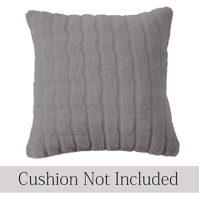 Premium Plush Anti Slip Sofa Cover Mat with 2 Armrest Cover and Cushion Cover, Light Grey