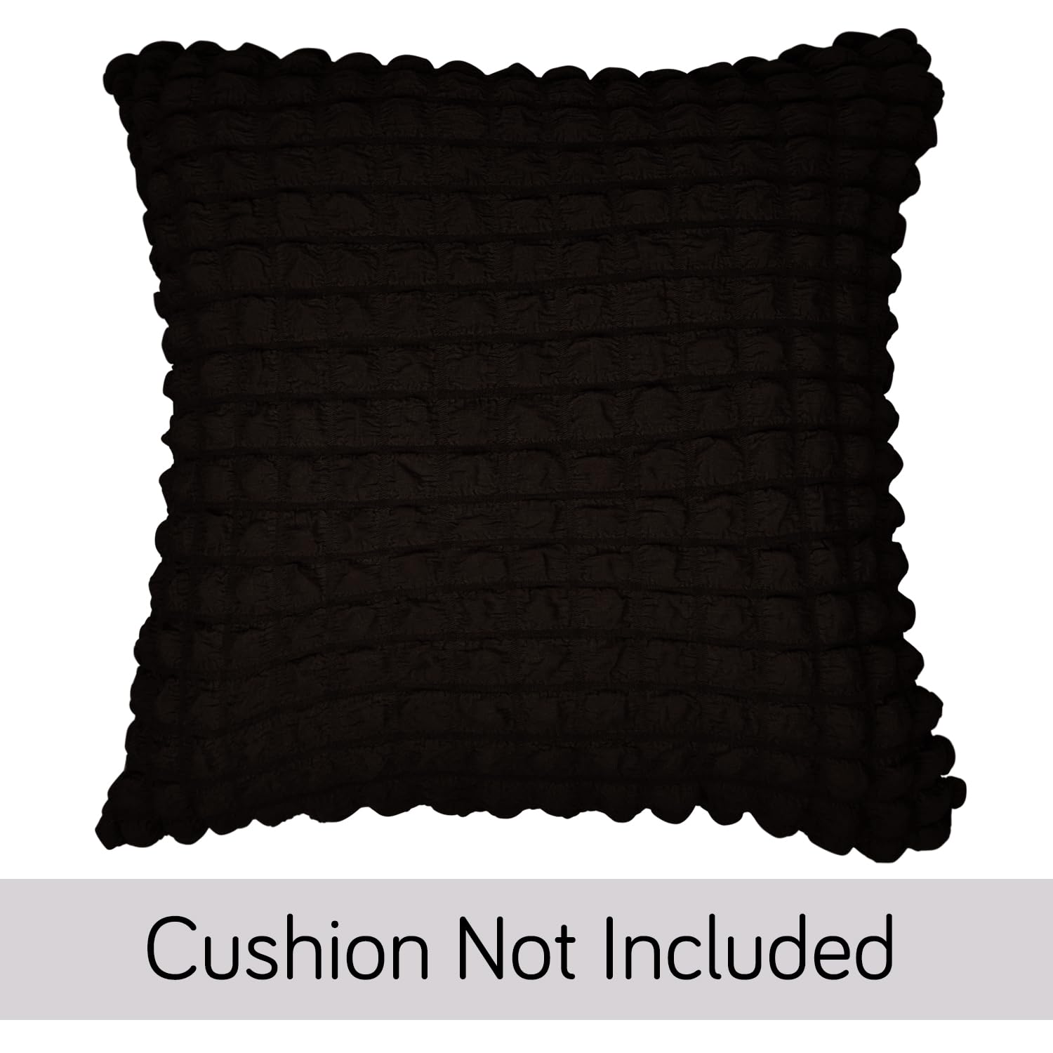 Buy Cute Plain Dark Chocolate Colour Zippered Square Sofa Pillow Covers Online