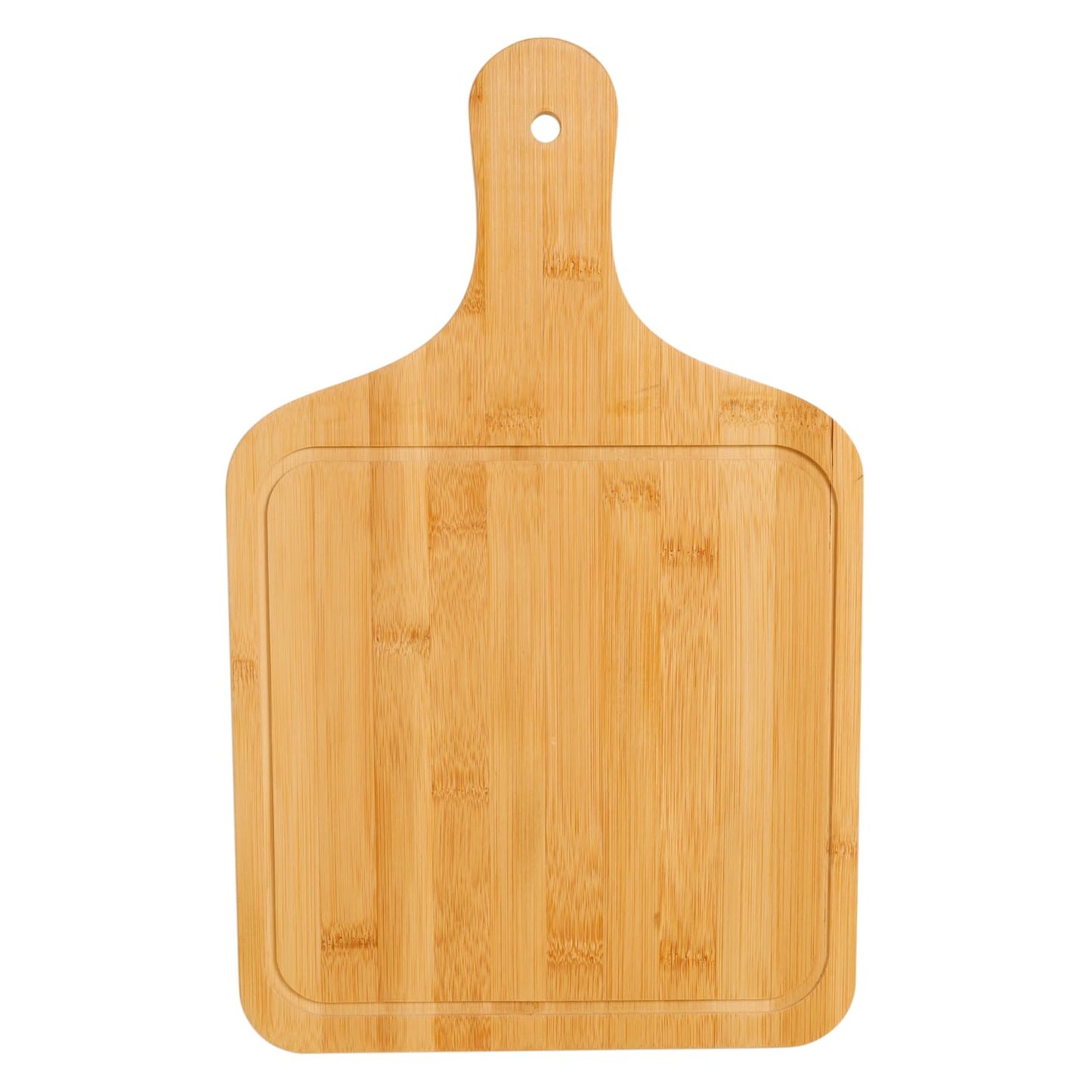 Wooden Platter Serving Tray with Handle | Pizza Tray | Snacks Serving Platter, 40x25 cm