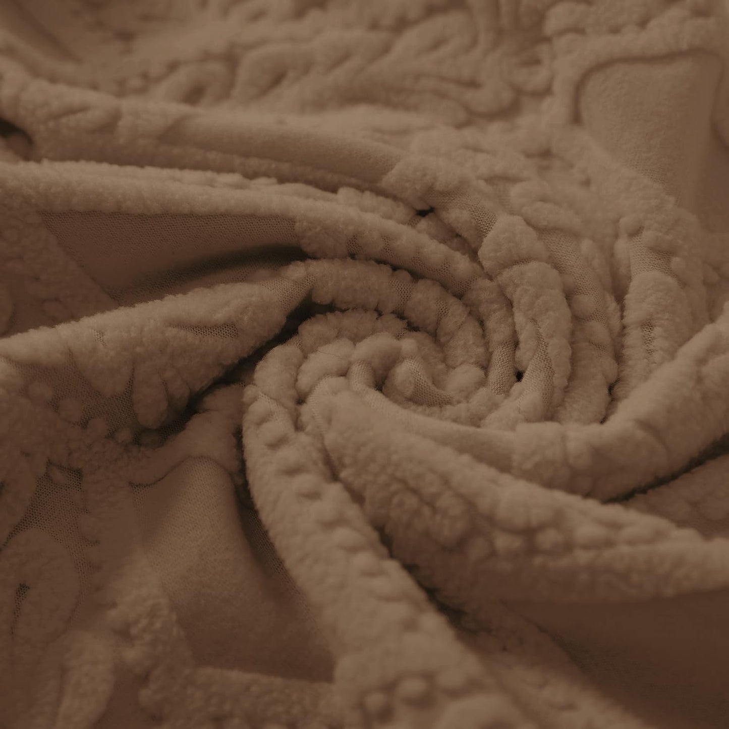 Chair Cover Set of 1/2/4/6, 190 GSM Jacquard, Brown
