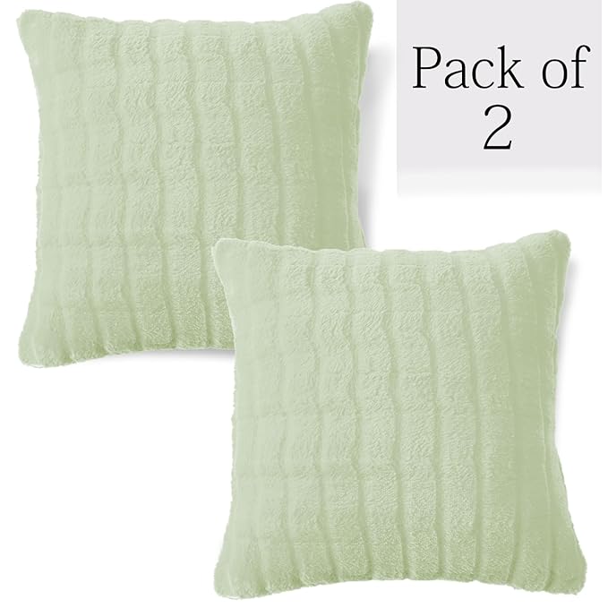 Premium Plush Anti Slip Sofa Cover Mat with 2 Armrest Cover and Cushion Cover, Green