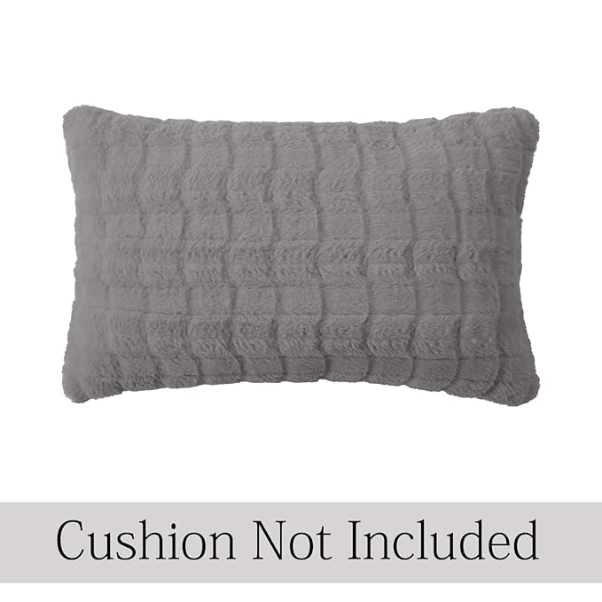 Premium Plush Anti Slip Sofa Cover Mat with 2 Armrest Cover and Cushion Cover, Light Grey