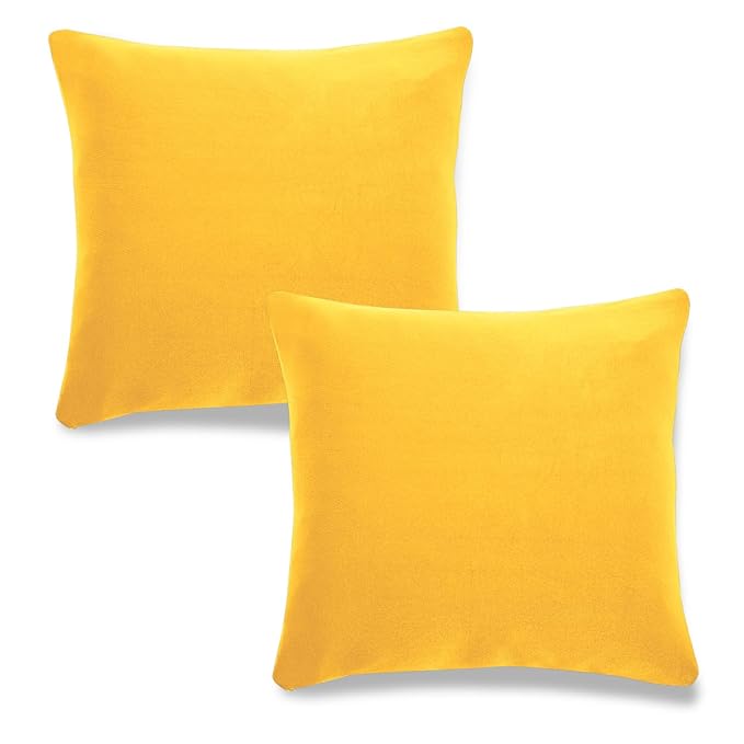 Elastic Stretchable Sofa Cover and Cushion Cover, Sunny Yellow