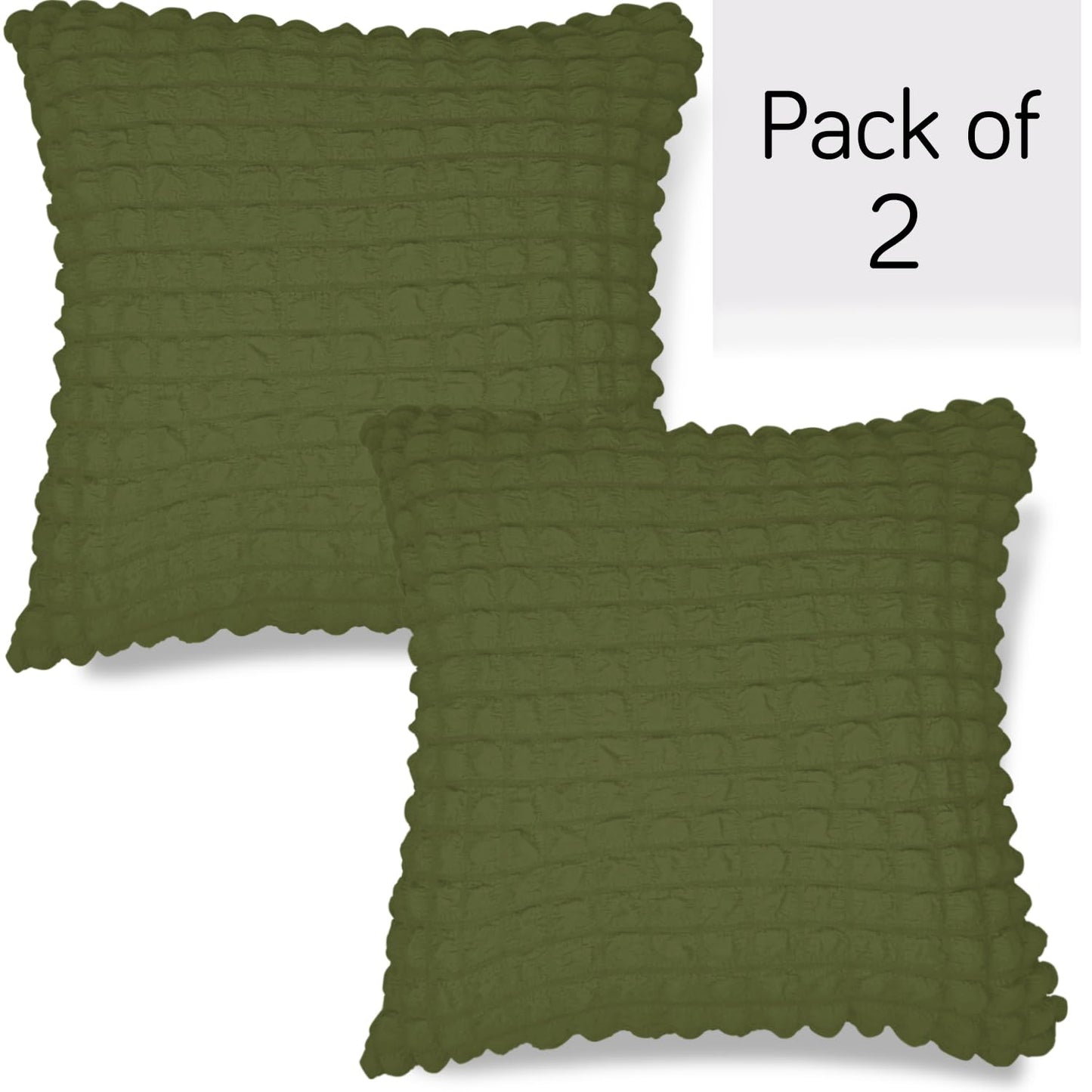 Best Forest Green Colour Zippered Square Pillow Cover