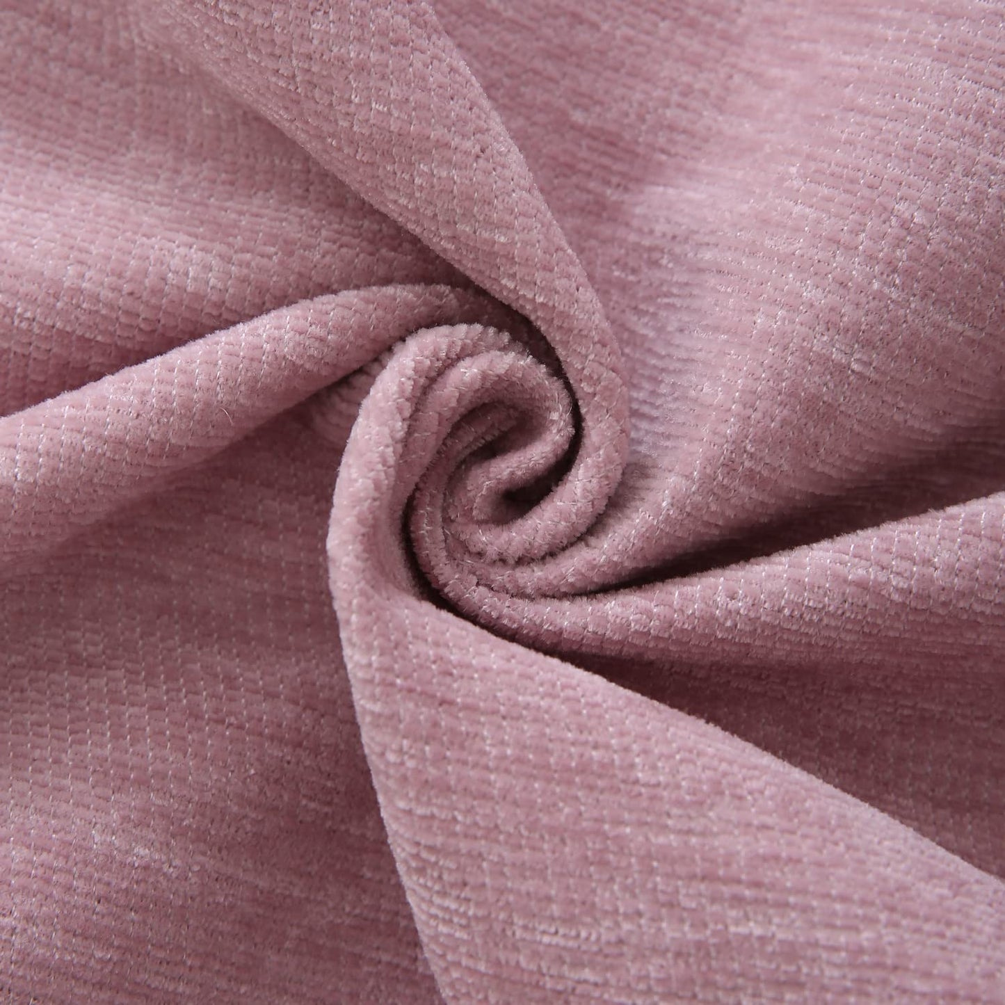 Breathable, soft Pink colour chenille sofa throw