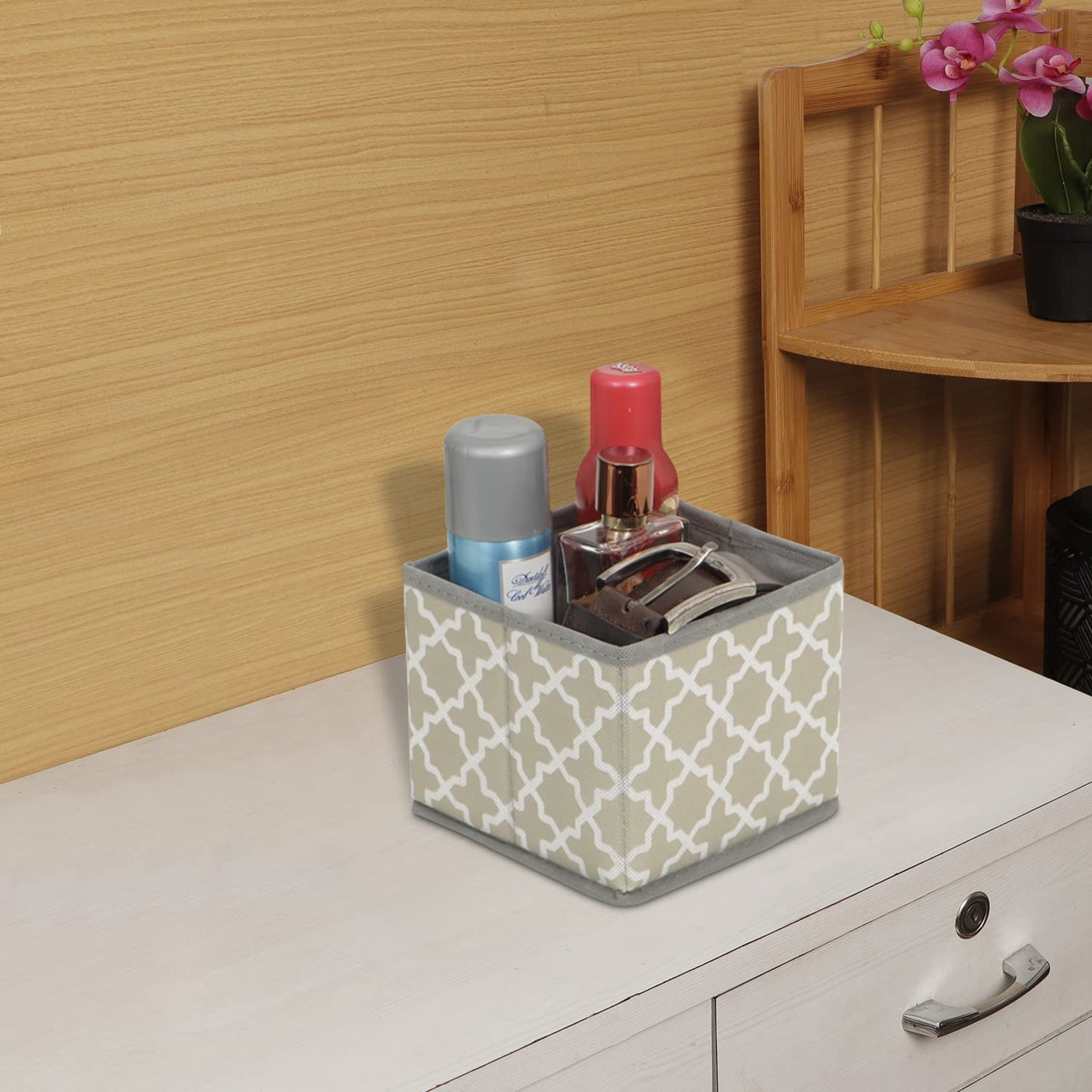 Foldable Storage Basket Bins Closet Wardrobe Organizer