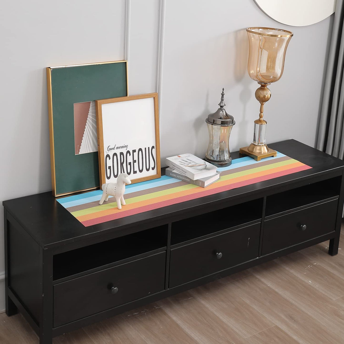 PVC Table Runner for Dinner and Coffee Table, Multicolour